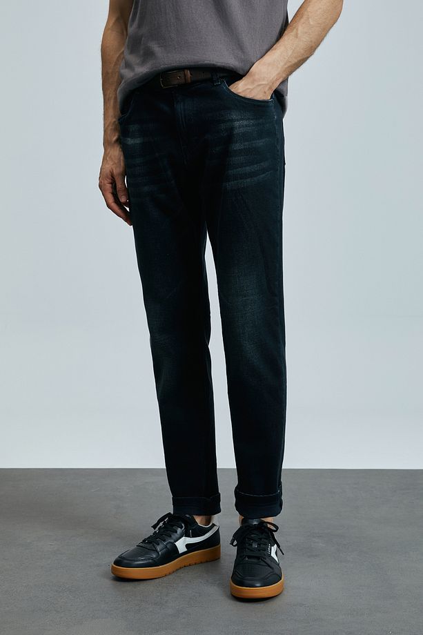 Ivan Smart Jean Erkek Pantolon Regular Fit Antrasit - 3