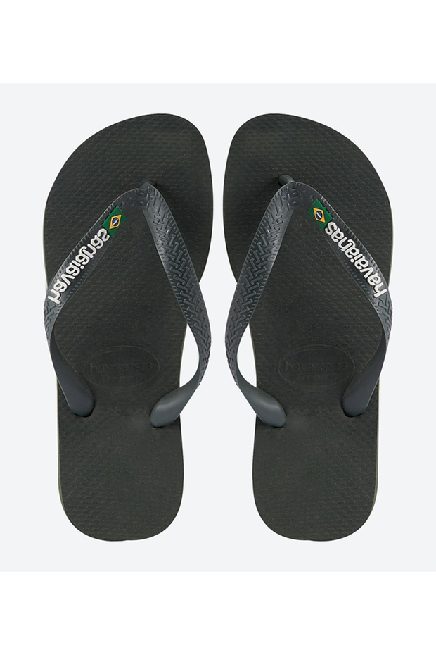 Green HAV. BRASIL LOGO Unisex Sandal