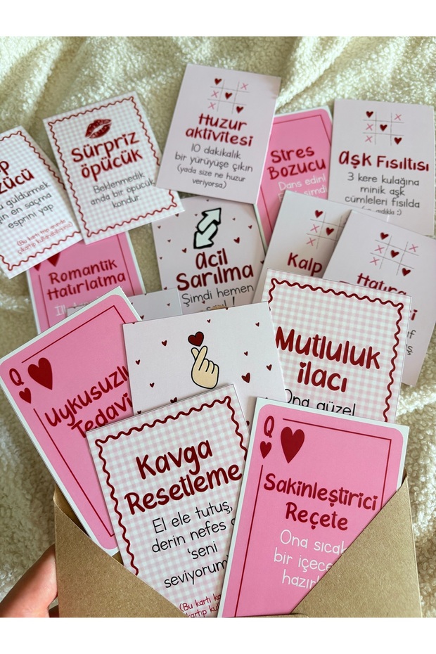 Emergency Cards for Love 16Pcs Fun Dear Surprise Card Game Set