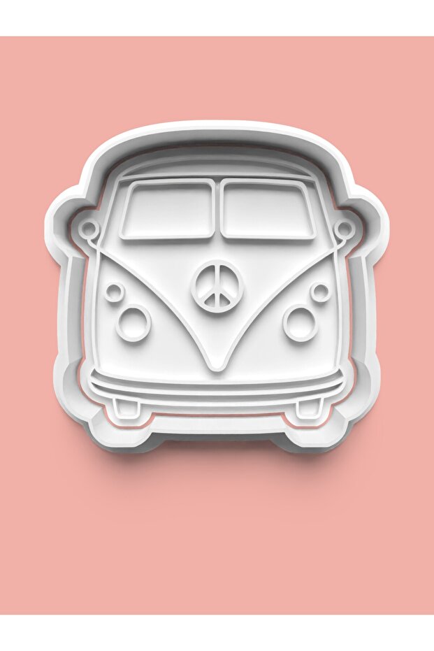 Wolkswagen Nostalgic Minibus Cookie Mold and Sugar Dough Mold