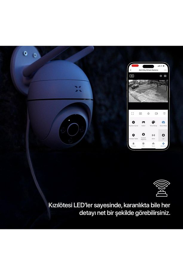 XENON X7266 FHD 3MP GECE G. WI-FI GUVENLIK KAM. - 4
