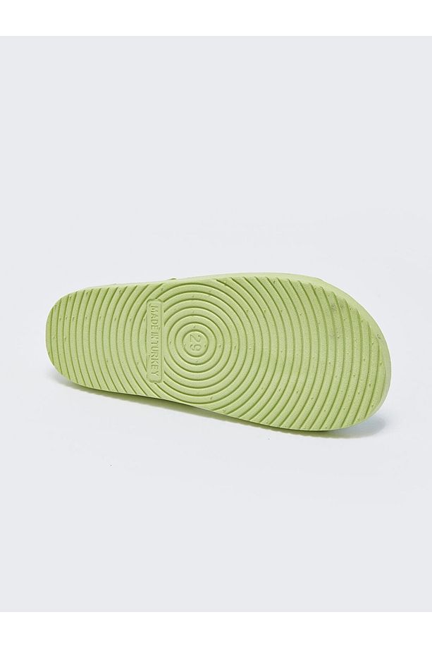 LCW STEPS Yeşil Patch Detaylı Erkek Çocuk Sandalet - 4