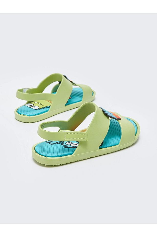 LCW STEPS Yeşil Patch Detaylı Erkek Çocuk Sandalet - 5