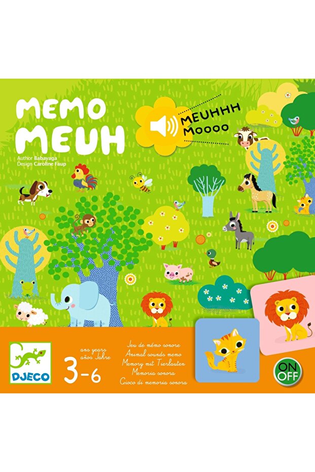Gioco Memo Meuh DJECO – Il Memory Delle Mucche Per Bambini, Gioco Educativo Di Azione E Riflessi - 2