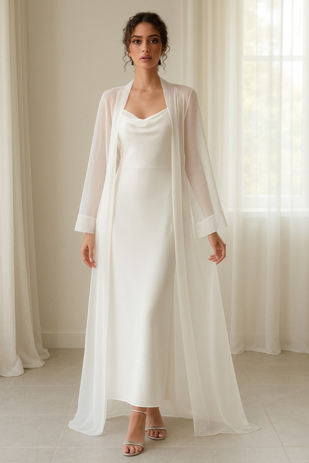 Chiffon Kimono, Lightweight and Drapey Long Pareo, Summer Thin Long Kimono, Thin Drapey Sheer Cardigan,