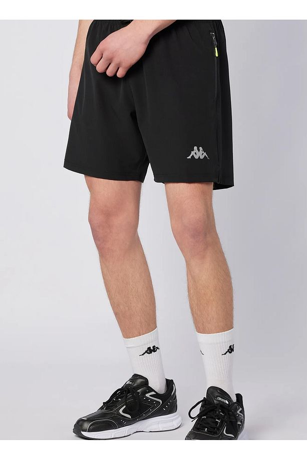 382H11W-005 FASTINA SHORT Siyah Lastikli Bel Regular Fit Düz Erkek Şort - 2