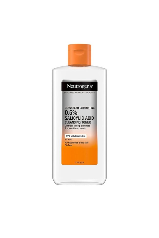 Neutrogena Blackhead Eliminating Cleansing Toner 200ml | Clears Pores & Prevents Breakouts