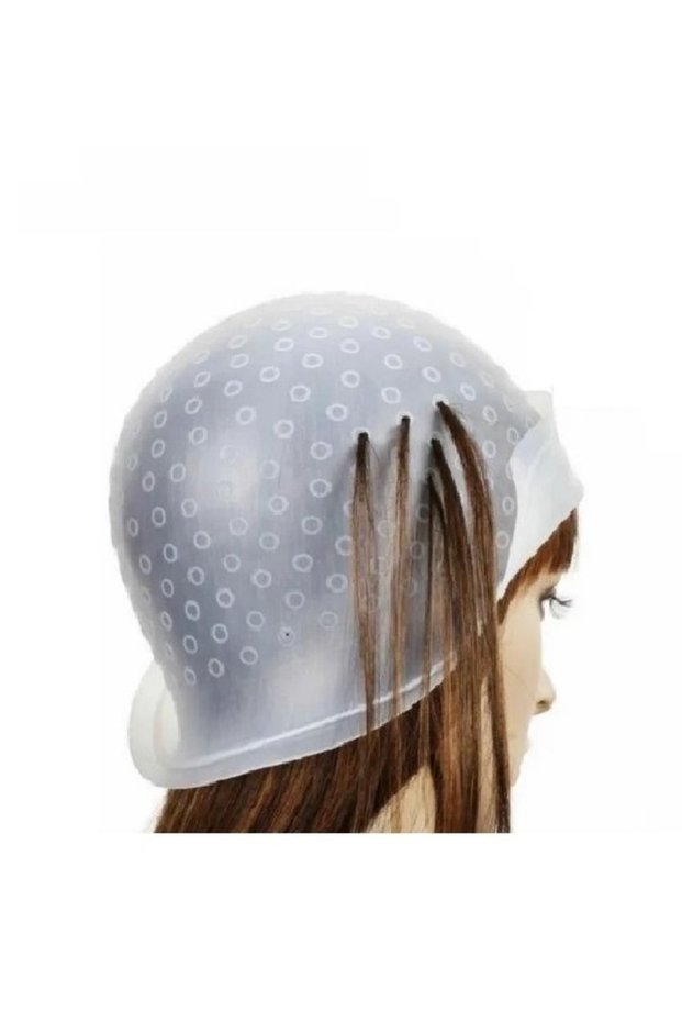 Silicone hair cap - Magicap - White with hook