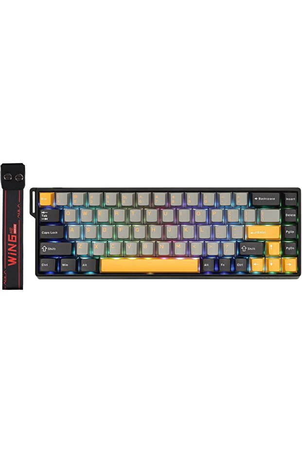 AULA WIN68 HE Magnetic Keyboard with Adjustable Actuation, Hall Effect Keyboard with 0.3ms - 1