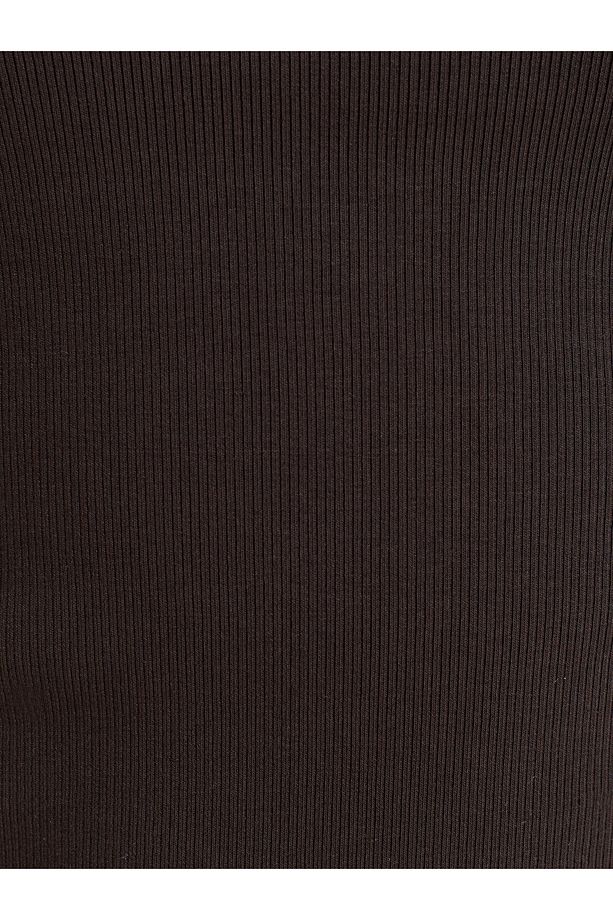 21057 Askılı Atlet-Koyu Kahve - 4