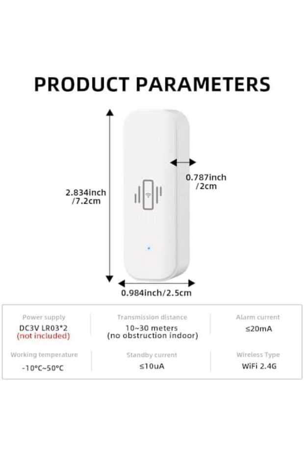 كاشف الاهتزاز الذكي Tuya Wifi مستشعر الاهتزاز نظام أمان المنزل الذكي يدعم Smart - 8