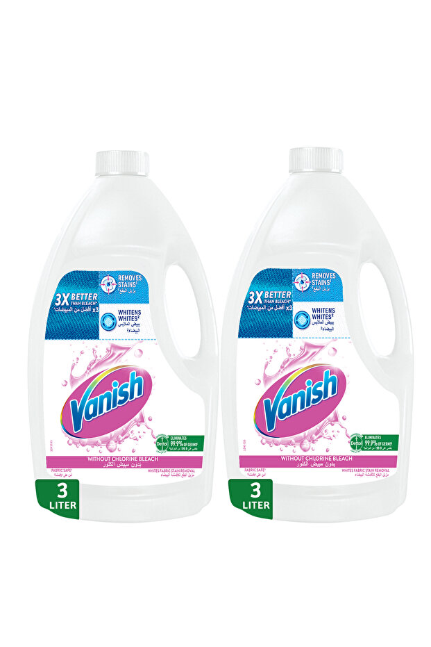 Laundry Stain Remover Liquid for Whites, 3L x2