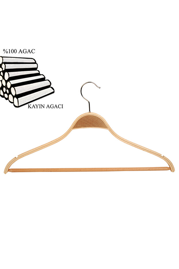5'lı Ahşap Askı - 4