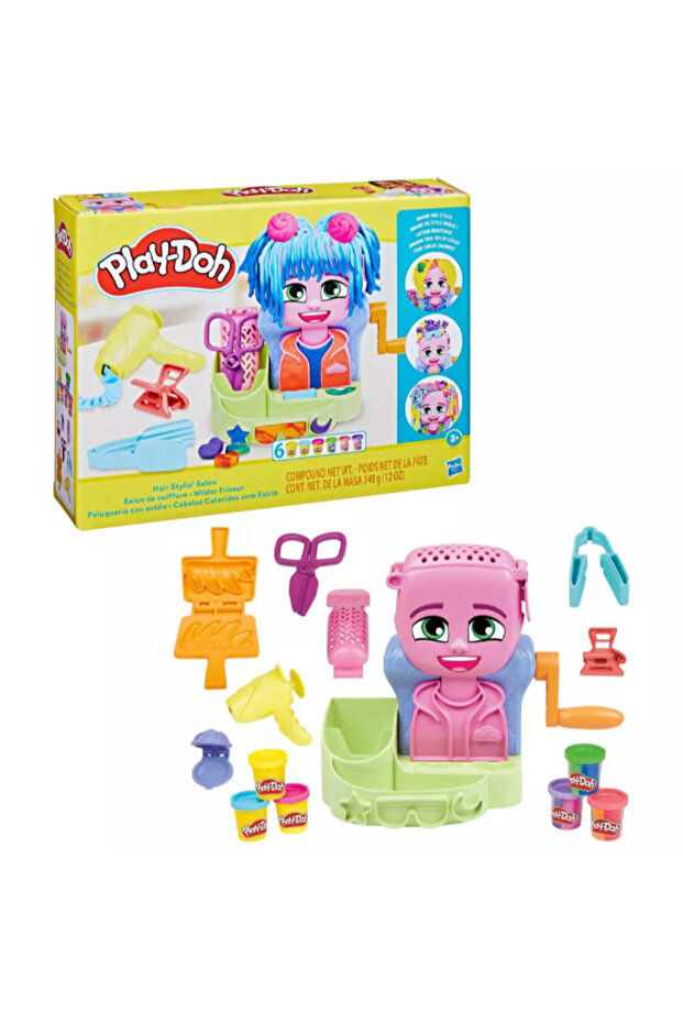 صالون تصفيف الشعر الملون Play-Doh F8807