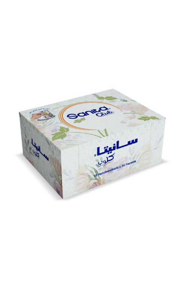 مجموعة مناديل جيب كلوب، 24 قطعة، متعددة الألوان