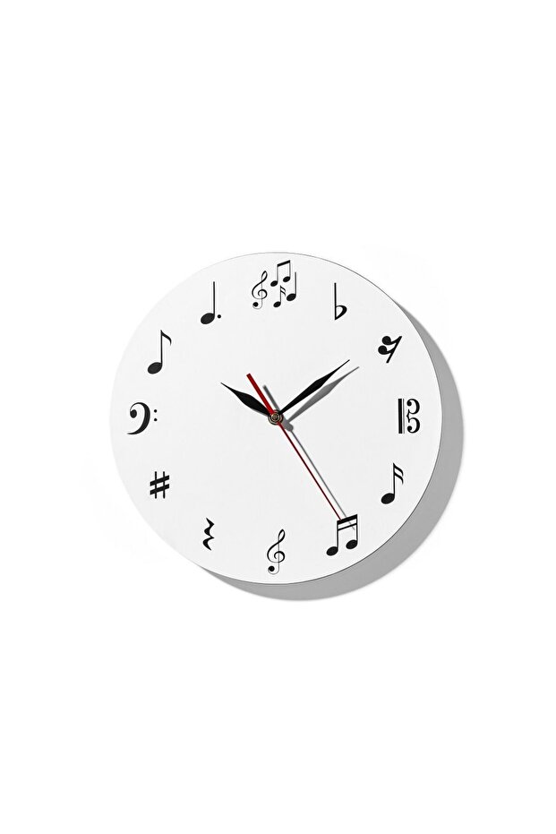 Wall Clock with Musical Notes - 1