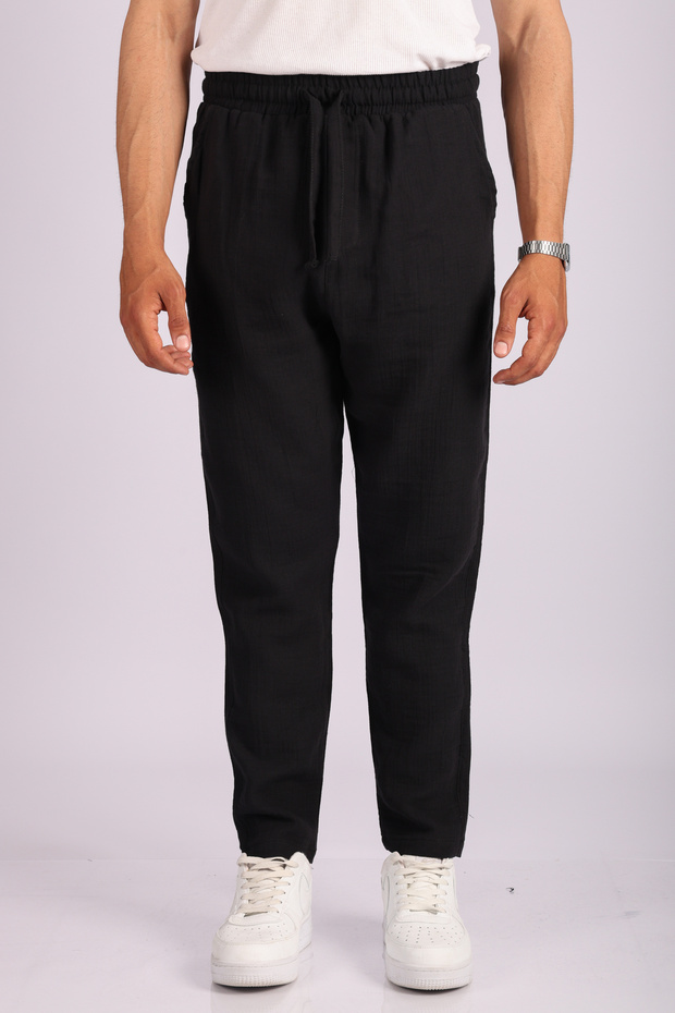 Müslin Kumaş Erkek Basic Pantolon - 3