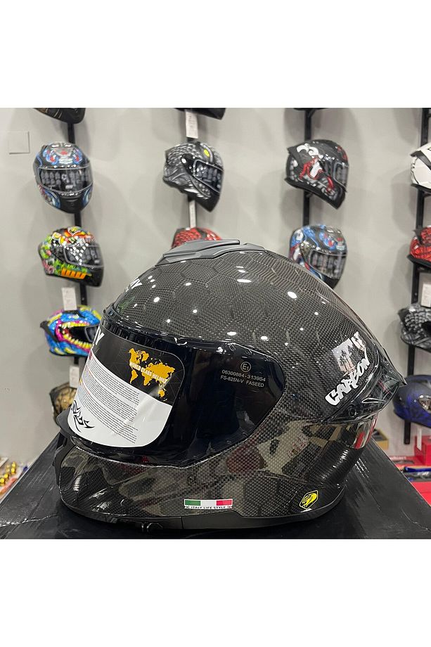 SW 861 CARBON SNAKE Gloss Full Face - 1