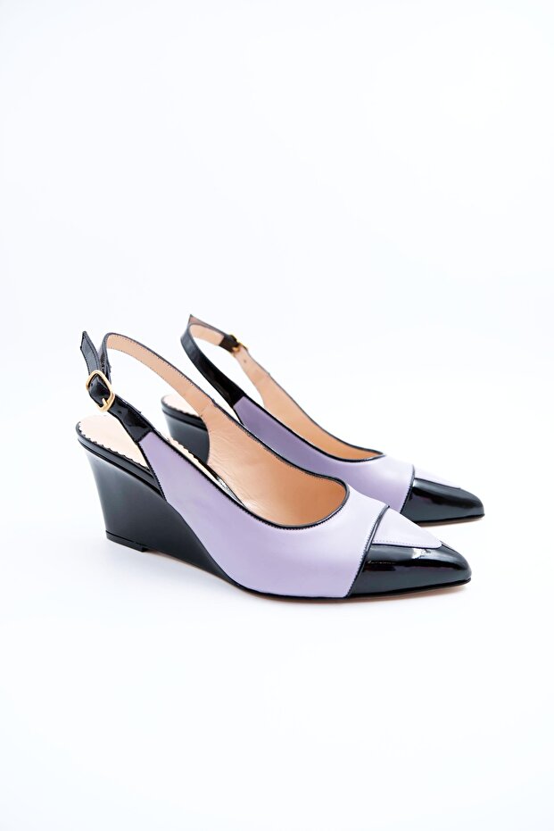 Women's Genuine Leather Wedge Heel Shoes