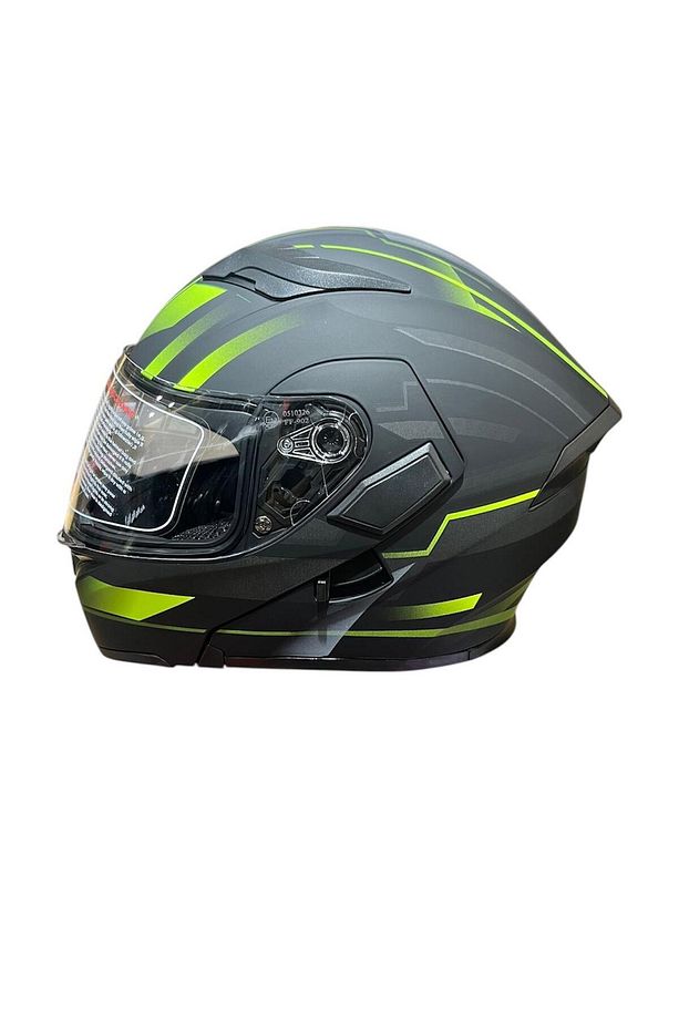 MOTOTEZ JİEKAİ JK902 LUX ÇENE AÇILIR MOTOSİKLET KASKI - 4