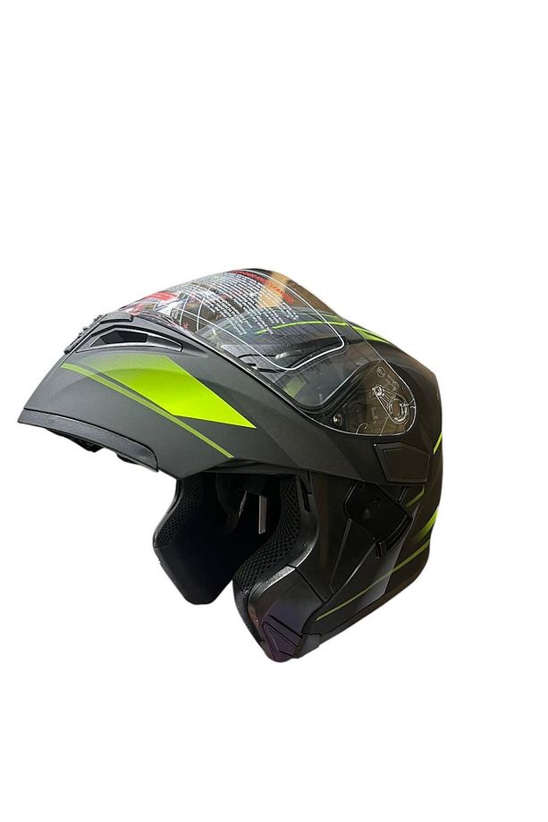MOTOTEZ JİEKAİ JK902 LUX ÇENE AÇILIR MOTOSİKLET KASKI - 7