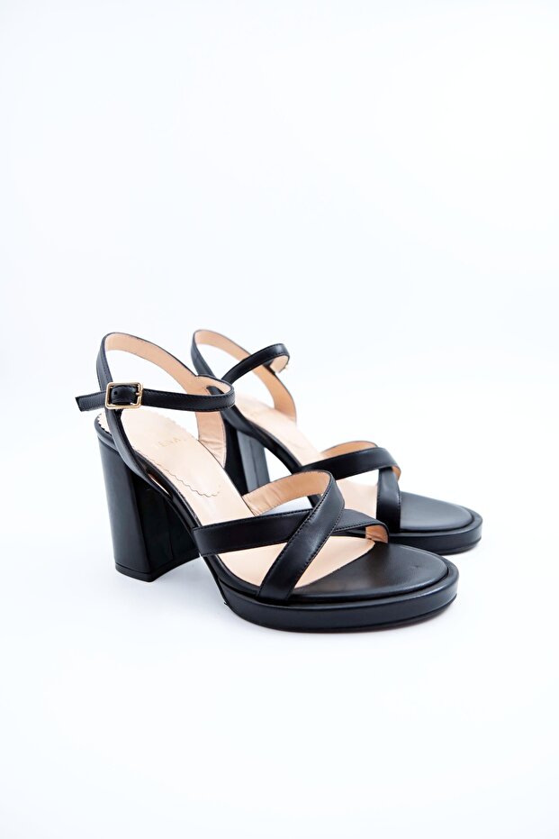 Women's Genuine Leather Heeled Shoes