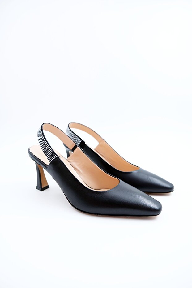 Women's Genuine Leather Heeled Shoes