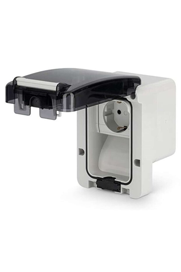 IP66 Schuko socket, Protecta SCAME rocker socket - 2