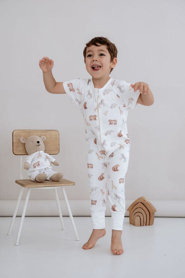 0.5 TOG Yazlık Bebek Ve Çocuk Uyku Tulumu - Pureline Series - Cute Animals - 5