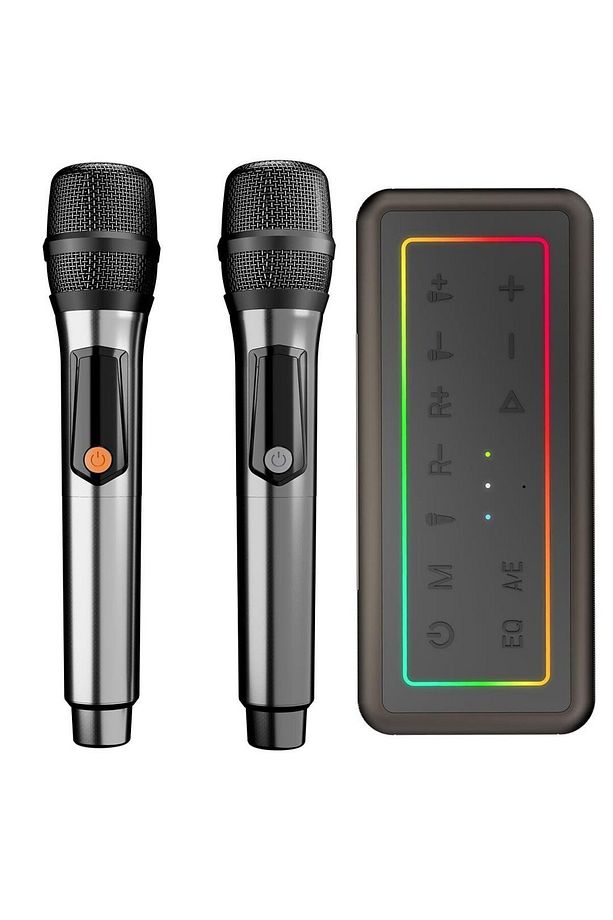 M60 Vega 100w Rgb 2 Adet Kablosuz Mikrofonlu Bluetooth Karaoke Hoparlör (15.000MAH BATARYA) - 3