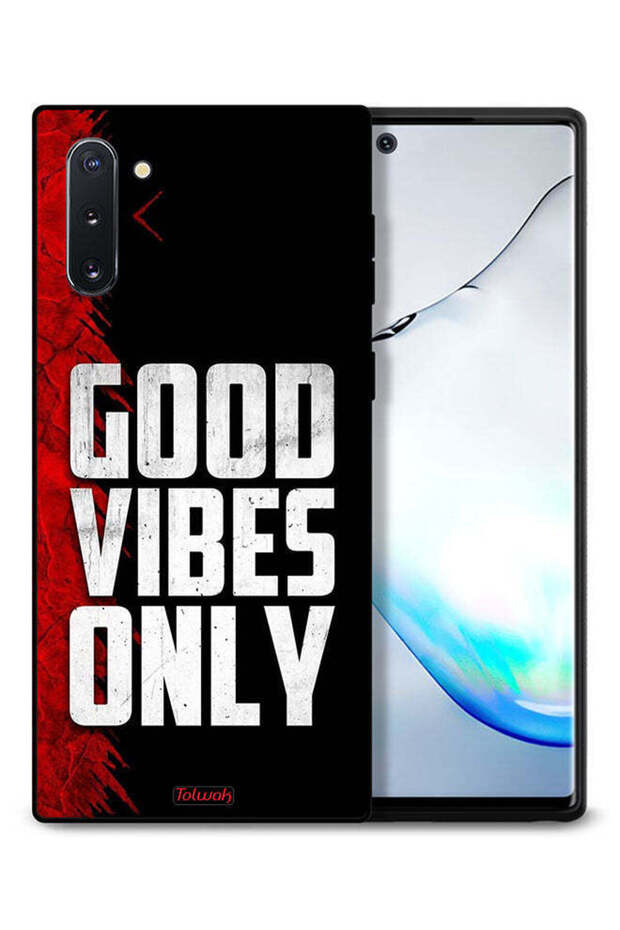 غطاء حماية لهاتف سامسونج جالكسي نوت 10 - Good Vibes Only