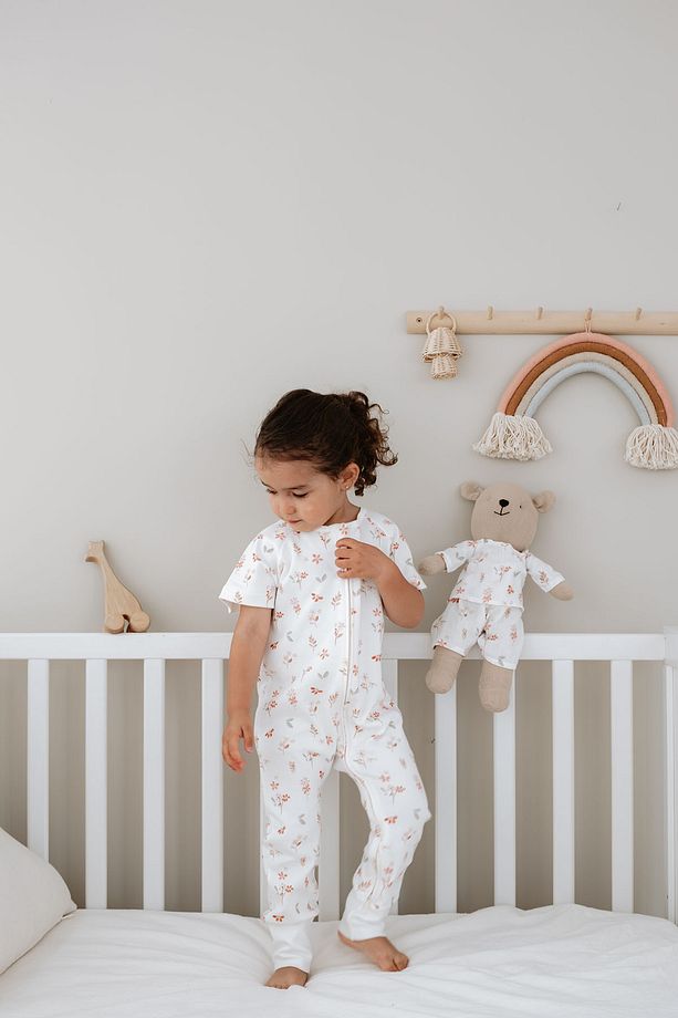 0.5 TOG Yazlık Bebek Ve Çocuk Uyku Tulumu - Pureline Series - Soft Bloom - 5