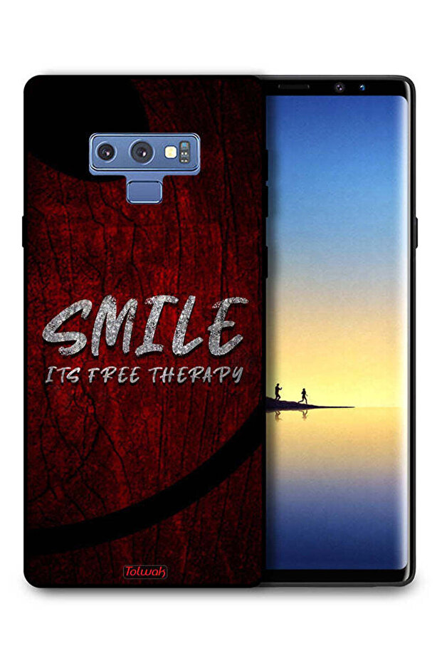 Samsung Galaxy Note 9 Protective Case Cover Smile Its Free Therapy