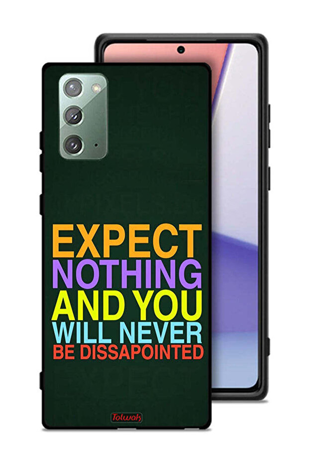 Samsung Galaxy Note 20 Protective Case Cover Expect Nothing And You Will Never Be Disappointed