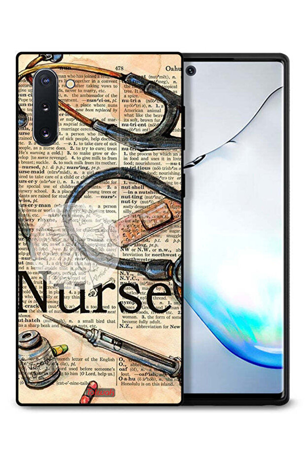 Samsung Galaxy Note 10 Protective Case Cover Nurse Vintage Tools