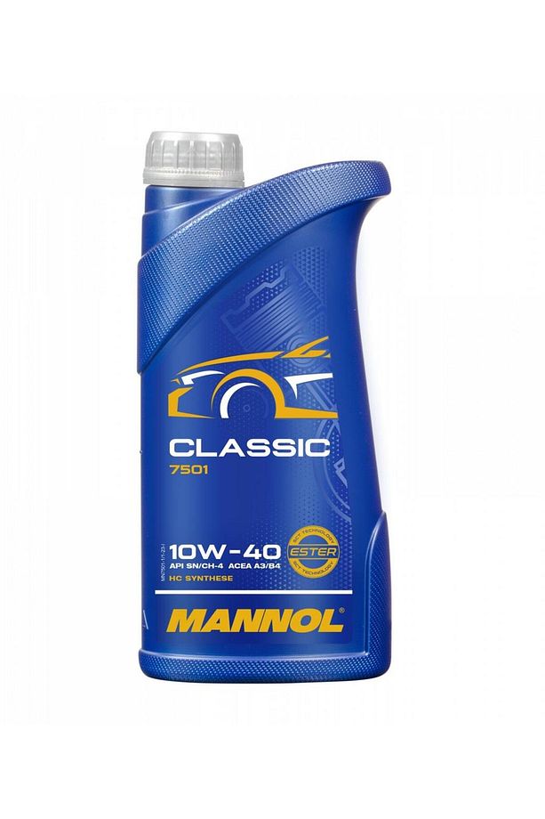 MN7501-1 MANNOL CLASSIC SAE 10W-40 1 L MOTOR YAĞI API SN/CF ACEA A3/B4 - 1