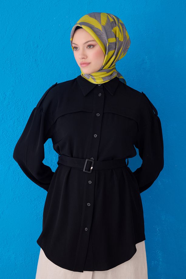 BELLİ SAF İPEK EŞARP 4123D (TWİLL)-57 - 2