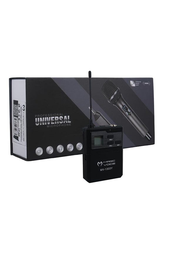 Mv-1303y Uhf 1 Yaka 1 Headset Kablosuz Profesyonel Telsiz Mikrofon - 2