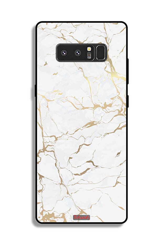 غطاء حماية لهاتف سامسونج جالكسي نوت 8 بنمط رخامي - 2