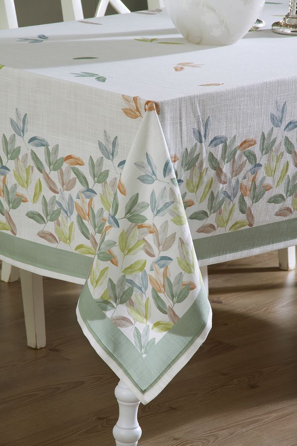 Modern Dijital Baskı Masa Örtüsü 140x240 – Canlı Renkler – Yıkanabilir Polyester - Solmaz -çekmez - 1