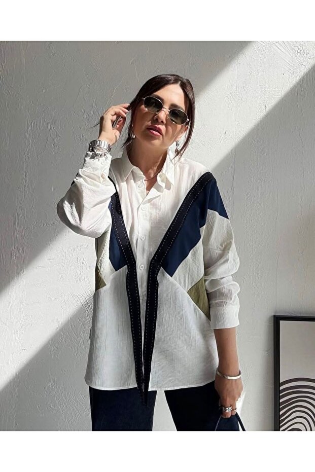 Design Blocked Shirt