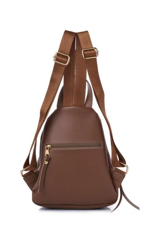 حقيبة ظهر نسائية منقوشة - 4