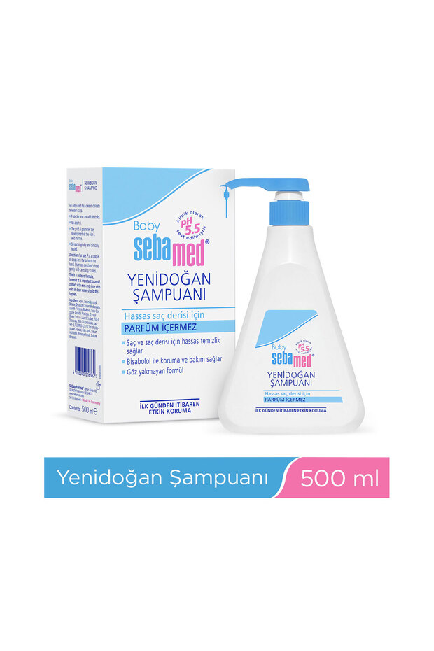 Yenidoğan Bebe Şampuanı 500 ml Sebamed STD - 1