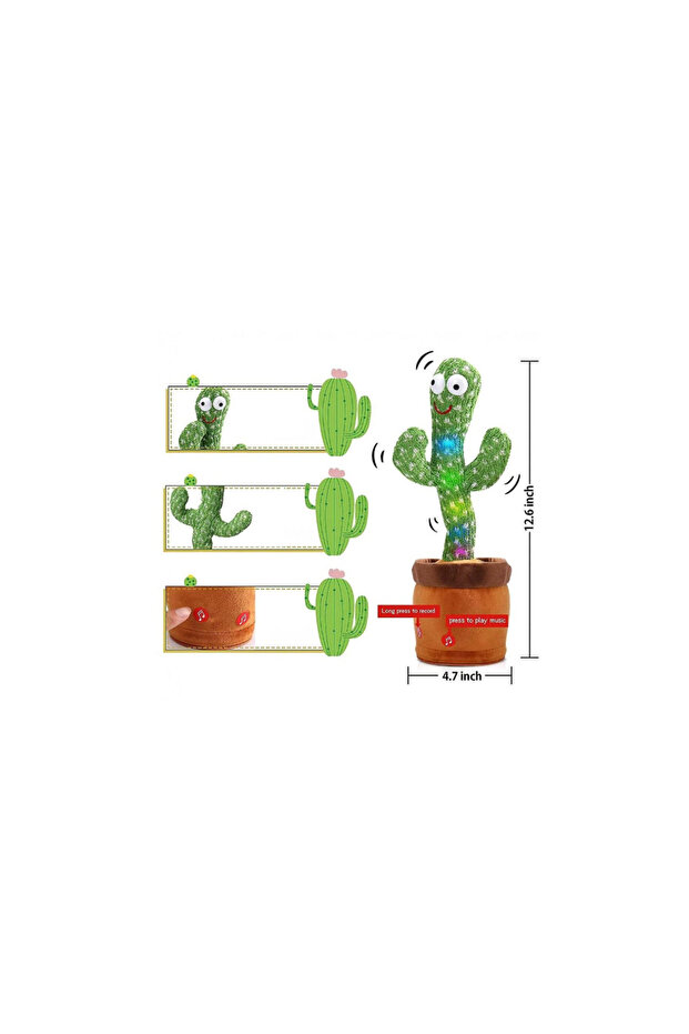 Dancing and Talking Cactus, 28 Cm - 2
