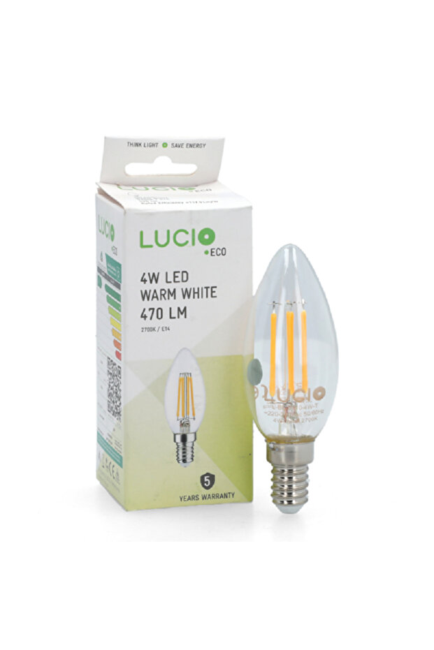 مصباح LED خيطي أبيض دافئ