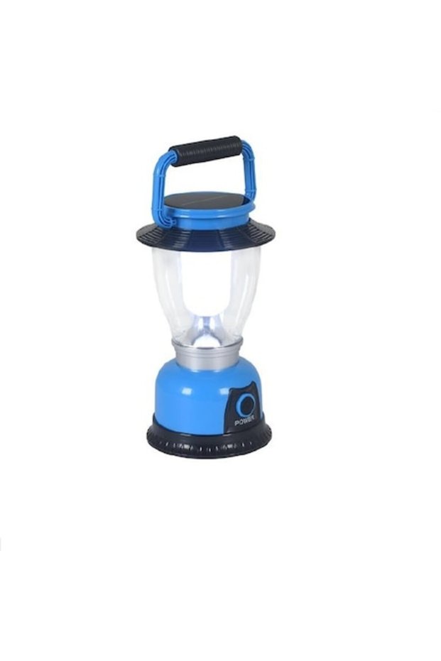 Rechargeable solar lantern 6W blue