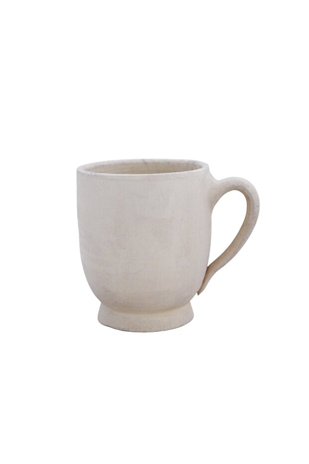 Handmade pottery mug with handle - 3