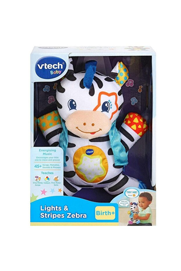 VTech Lights & Stripes Zebra