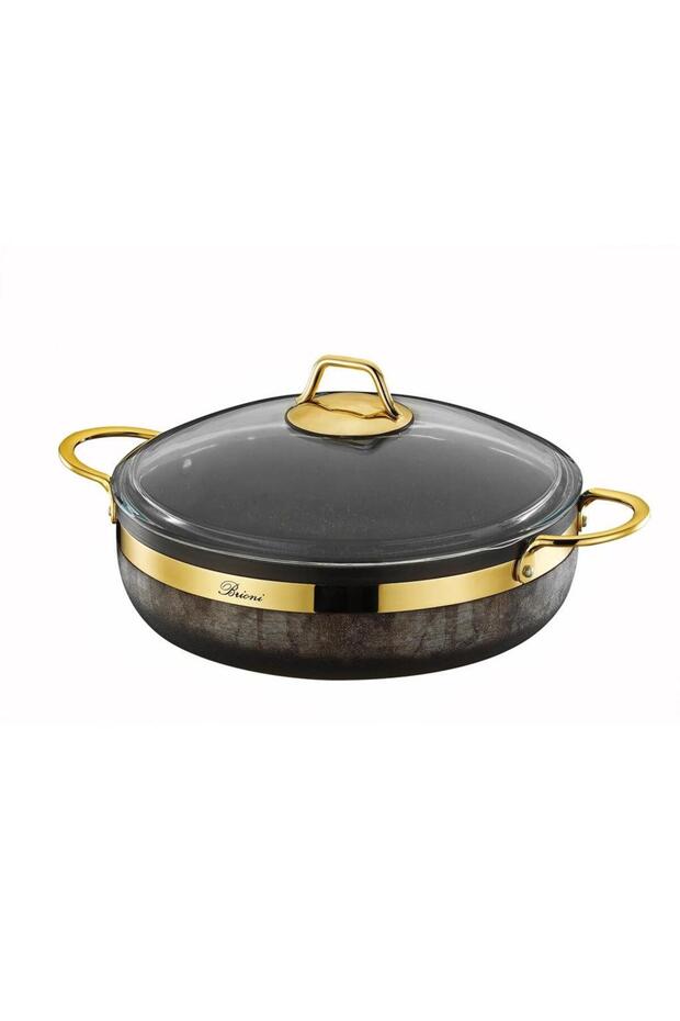 Brioni Royal Stone 22 cm Sahan Tiger-Eye-Gold