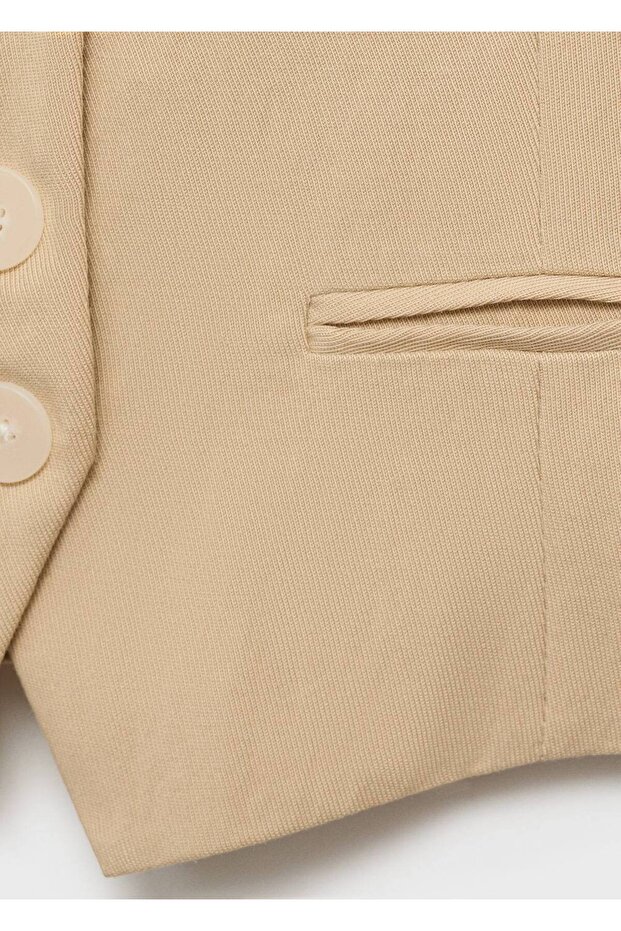 Lyocell kumaş yelek - 8